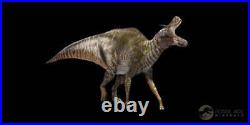 3.9 Lambeosaurus Rib Bone Fossil Judith River FM MT Cretaceous Dinosaur COA