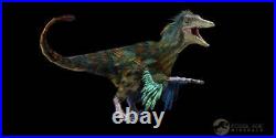 5.4 Dromaeosaurid Raptor Fossil Rib Bone Cretaceous Dinosaur Hell Creek MT COA