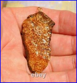 Dinosaur Bone Pendant 14k Gold Enchanted Charm Magic Psychic Healing Spiritual