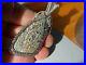 Fossilized Dinosauer Bone Handmade Wire Weave Pendant Beautiful Cells & Colors