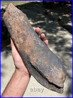 Huge / Heavy Fossilized Extinct Baleen Whale Rib Bone Fossil Segment- Not Modern