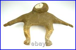 Inuit Eskimo Fossilized Figurative Carving Sculpture